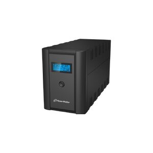 PowerWalker VI 2200 LCD/FR, Dobbeltkonvertering (online), 2,2 kVA, 1200 W, Sine, 170 V, 180 V