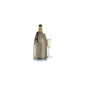 Vacu Vin Active Champagne Cooler, Glasflaske, Vin, Guld, Mønster, 5 min.