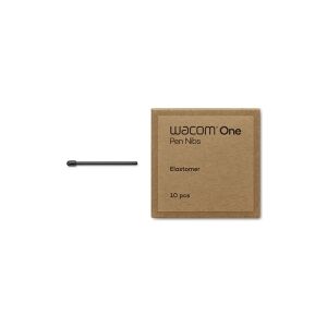 Wacom - Digital pennespids - elastomer - sort (pakke med 10) - for P/N: CP92303B2Z