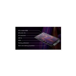 Wacom Cintiq Pro 22 - Digitizer m/ LCD-skærm - 47.6 x 26.8 cm - multi-touch - elektromagnetisk - 8 knapper - kabling - HDMI, DisplayPort, USB-C