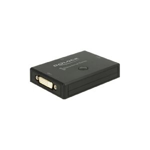 Delock DVI 2 - 1 Switch bidirectional 4K 30 Hz - Videoswitch - 2 x DVI - desktop