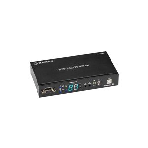 Black Box MediaCento IPX 4K Transmitter - Video/audio/infrarød/USB/seriel forlænger - sender - 1GbE, Fibre Channel - USB - fiberoptik, 1000Base-T - op til 10 km