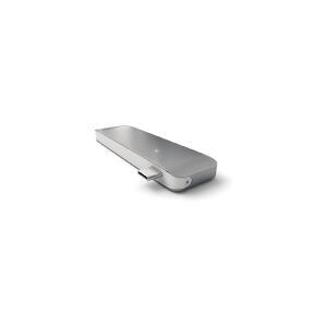 Satechi ST-TCUHM, USB 3.2 Gen 1 (3.1 Gen 1) Type-C, Sølv, Aluminium