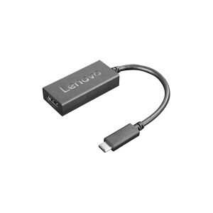 Lenovo - Videoadapter - 24 pin USB-C han til HDMI hun - 24 cm - sort - 4K60 Hz (3840 x 2160) support