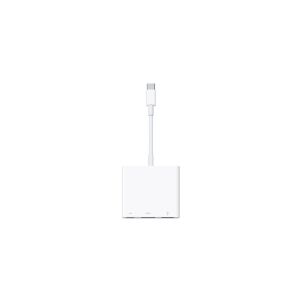Apple Digital AV Multiport Adapter - Videoadapter - 24 pin USB-C han til USB, HDMI, USB-C (kun strøm) hun - 4K support