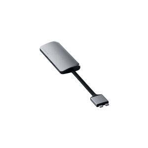 Satechi Dual Multimedia Adapter - Dockingstation - USB-C - GigE