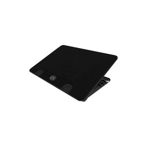 Cooler Master Notepal ERGOSTAND IV - Blæser til notebook - med 4-port USB-hub - 140 mm - sort