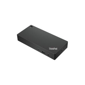 Lenovo®   ThinkPad Universal USB-C Dock - Dockingstation - USB-C - HDMI, 2 x DP - GigE - 90 Watt - Sort