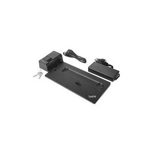 Lenovo ThinkPad Ultra Docking Station - Dockingstation - VGA, HDMI, 2 x DP - 135 Watt - Danmark - for The dock is only compatible with qualified LAN enabled laptops (please check the LAN port on your machine)