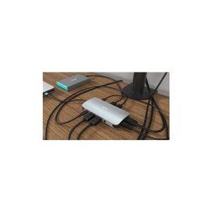 i-Tec USB-C Metal Nano 3x Display Docking Station + Power Delivery 100 W - Dockingstation - USB-C / Thunderbolt 3 - HDMI, 2 x DP - 1GbE