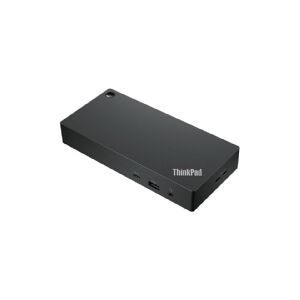 Lenovo ThinkPad Universal USB-C Smart Dock - Dockingstation - USB-C - HDMI, 2 x DP - GigE - 135 Watt - for ThinkPad E14 Gen 3  T14s Gen 2  X1 Carbon Gen 9  X1 Yoga Gen 6