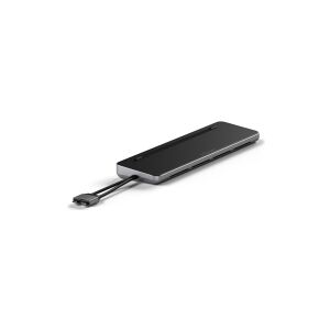 Satechi ST-DDSM - Dockingstation - USB-C x 2 - 2 x HDMI, DP - 1GbE