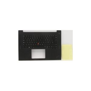 Lenovo - Notebooks udskiftningstastatur - med Trackpoint - bagbelyst - QWERTY - spansk - FRU - med topdække - for ThinkPad P1 Gen 4  P1 Gen 5  X1 Extreme Gen 4  X1 Extreme Gen 5