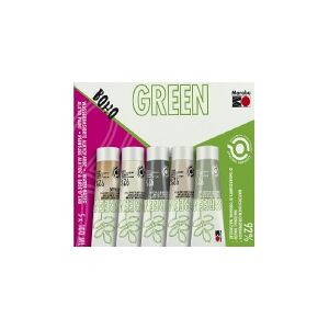 ARTMAX GREEN alkydmaling sæt 5x100ml, 246/159/174/072/784