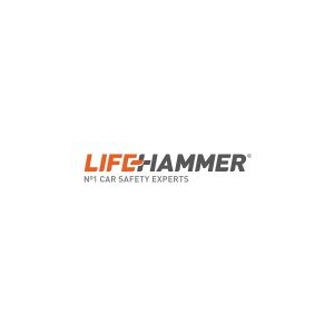 LifeHammer HCGO1QCSBX Classic Glow Nødhammer Rudehammer , Selekniv Bus , Lastbil, Personbil, SUV, Van , Autocamper (L x B x H) 18 x 7 x 2.5 cm 1 stk