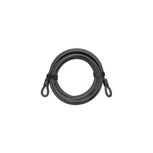 AXA Newton Double loop cable Mat black, Newton Double Loop cable can be used in combination with a pad lock to secure your property. Cable , Ø10