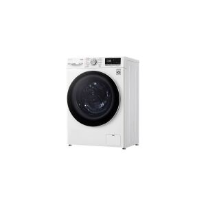 LG Electronics LG V5WD85SLIM - Vaske-/ tørremaskine - Wi-Fi - bredde: 60 cm - dybde: 48 cm - højde: 85 cm - frontbetjening - 58 liter - 8.5 kg - 1200 rpm - hvid