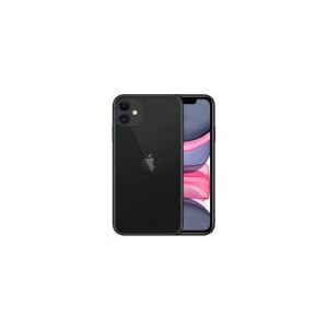 Apple iPhone 11 - 4G smartphone - dual-SIM / Intern hukommelse 128 GB - LCD-skærm - 6.1 - 1792 x 828 pixels - 2x bagkameraer 12 MP, 12 MP - front camera 12 MP - sort