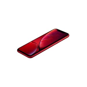 Apple iPhone XR - (PRODUCT) RED - 4G smartphone - dual-SIM / Internal Memory 64 GB - LCD-skärm - 6.1 - 1792 x 828 pixlar - rear camera 12 MP - front camera 7 MP - mattröd - uden EarPods + USB Adapter