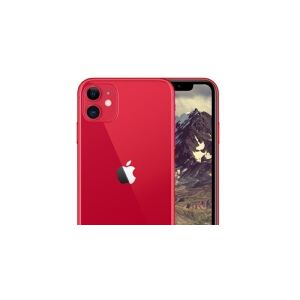 Apple iPhone 11 - 4G smartphone - dual-SIM - 256 GB - LCD-skærm - 6.1 - 1792 x 828 pixels - 2x bagkameraer 12 MP, 12 MP - front camera 12 MP - Rød