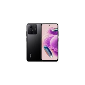 Xiaomi Redmi Note 12S - 4G smartphone - dual-SIM - RAM 8 GB / Intern hukommelse 256 GB - microSD slot - OLED-skærm - 6.43 - 2400 x 1080 pixels (90 Hz) - 3x bagkamera 108 MP, 8 MP, 2 MP - front camera 16 MP - sort onyx