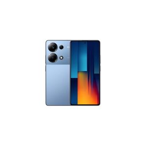 Xiaomi POCO M6 Pro - 4G smartphone - dual-SIM - RAM 12 GB / Intern hukommelse 512 GB - microSD slot - OLED-skærm - 6.67 - 2400 x 1080 pixels (120 Hz) - 3x bagkamera 64 MP, 8 MP, 2 MP - front camera 16 MP - blå