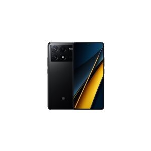 Xiaomi POCO X6 Pro - 5G smartphone - dual-SIM - RAM 8 GB / Intern hukommelse 256 GB - OLED-skærm - 6.67 - 2712 x 1220 pixels (120 Hz) - 3x bagkamera 64 MP, 8 MP, 2 MP - front camera 16 MP - sort