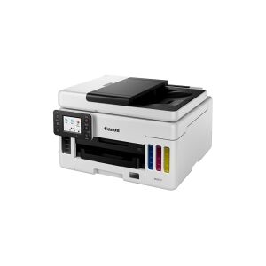 Canon MAXIFY GX6050 - Multifunktionsprinter - farve - blækprinter - kan genopfyldes - Legal (216 x 356 mm)/A4 (210 x 297 mm) (original) - A4/Legal (medie) - op til 24 ipm (udskriver) - 350 ark - USB 2.0, LAN, Wi-Fi(n), USB vært