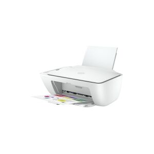 HP Deskjet 2710e All-in-One - Multifunktionsprinter - farve - blækprinter - 216 x 297 mm (original) - A4/Legal (medie) - op til 6 spm (kopiering) - op til 7.5 spm (udskriver) - 60 ark - USB 2.0, Bluetooth, Wi-Fi(n) - hvid - HP Instant Ink-kompatibel