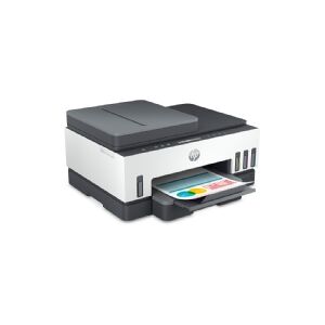 HP Smart Tank 7305 All-in-One - Multifunktionsprinter - farve - blækprinter - kan genopfyldes - Letter A (216 x 279 mm)/A4 (210 x 297 mm) (original) - A4/Legal (medie) - op til 13 spm (kopiering) - op til 15 spm (udskriver) - 250 ark - USB 2.0, LAN, Wi-Fi