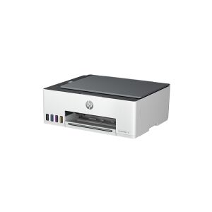 HP Smart Tank 5105 All-in-One - Multifunktionsprinter - farve - blækprinter - kan genopfyldes - Legal (216 x 356 mm) (original) - A4/Legal (medie) - op til 10 spm (kopiering) - op til 12 spm (udskriver) - 100 ark - USB 2.0, Wi-Fi(n), Bluetooth - lys basal