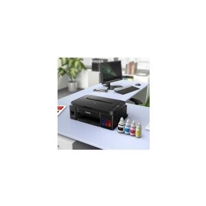 Canon PIXMA G3410 - Multifunktionsprinter - farve - blækprinter - kan genopfyldes - 216 x 297 mm (original) - A4/Legal (medie) - op til 8.8 ipm (udskriver) - 100 ark - USB 2.0, Wi-Fi(n)