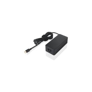 Lenovo USB-C 65W AC Adapter - Strømforsyningsadapter - AC 100-240 V - 65 Watt - Centraleuropa - sort - for IdeaPad 5 14  5 15  5 Pro 14  ThinkBook 14s Yoga G2 IAP  15 G4 ABA  Yoga 7 14  7 16