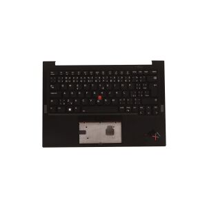 Lenovo Chicony - Notebooks udskiftningstastatur - med Trackpoint - bagbelyst - tjekkisk/slovakisk - med topdække - for ThinkPad X1 Carbon Gen 10 21CB, 21CC