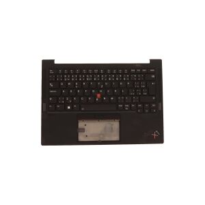 Lenovo Chicony - Notebooks udskiftningstastatur - med Trackpoint - bagbelyst - tjekkisk/slovakisk - FRU - med topdække - for ThinkPad X1 Carbon Gen 9 20XW,