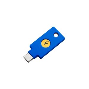 Yubico Security Key, Windows 10, Mac OS, Android, Blå, USB-C, FIDO 2 Certified, FIDO Universal 2nd Factor (U2F) Certified