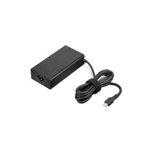 Lenovo - USB-C strømadapter - AC 100-240 V - 100 Wh - sort