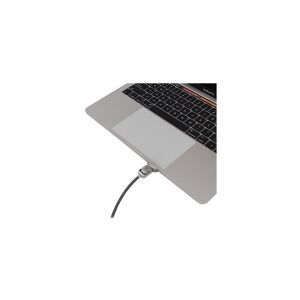 Compulocks Group Compulocks Ledge Lock Adaptor for MacBook Pro 13 M1 & M2 with Keyed Cable Lock - Adapter til låsning af slot for sikkerhed - med kabellås med nøgle