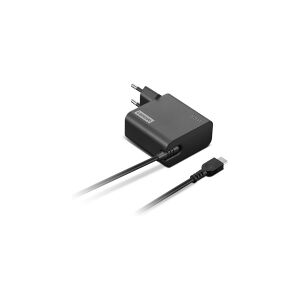 Lenovo - USB-C strømadapter - AC 100-240 V - 65 Watt - Europa - sort