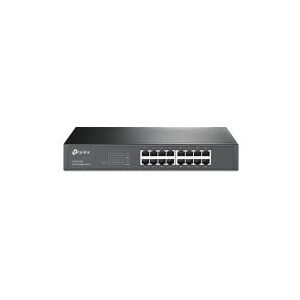 TP-Link TL-SG1016D 16-Port Gigabit Switch - Switch - ikke administreret - 16 x 10/100/1000 - desktop