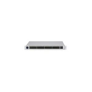 Ubiquiti UniFi Switch USW-48-POE - Switch - Administreret - 48 x 10/100/1000 (32 PoE+) + 4 x Gigabit SFP - desktop, monterbar på stativ - PoE+ (195 W)