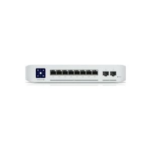 Ubiquiti UniFi Enterprise - Switch - L3 - Administreret - 8 x 10/100/1000/2.5G (PoE+) + 2 x 1 Gigabit / 10 Gigabit SFP+ (uplink) - desktop - PoE+ (120 W)