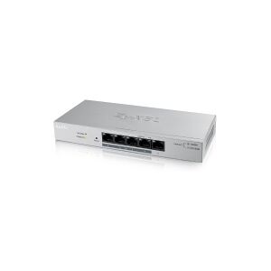 ZyXEL Communications Zyxel GS1200-5HP v2 - Switch - Administreret - 1 x 10/100/1000 + 4 x 10/100/1000 (PoE+) - desktop - PoE+ (60 W)