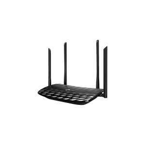 TP-Link Archer C6 - - trådløs router - 4-port switch - 1GbE - Wi-Fi 5 - Dual Band