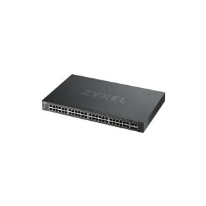 ZyXEL Communications Zyxel XGS1930-52 - Switch - smart - 48 x 10/100/1000 + 4 x 10 Gigabit SFP+ - monterbar på stativ