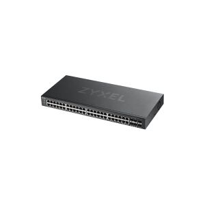 ZyXEL Communications Zyxel GS1920-48v2 - Switch - smart - 48 x 10/100/1000 + 4 x combo Gigabit SFP + 2 x Gigabit SFP - monterbar på stativ