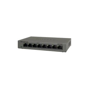 NETGEAR GS308v3 - Switch - ikke administreret - 8 x 10/100/1000 - desktop, væg-monterbar