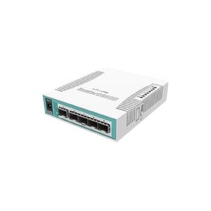 MikroTik RouterBOARD Cloud Router Switch CRS106-1C-5S - Switch - smart - 5 x Gigabit SFP + 1 x combo Gigabit SFP - desktop - PoE