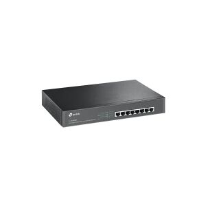 TP-Link TL-SG1008MP - Switch - ikke administreret - 8 x 10/100/1000 (PoE+) - desktop, monterbar på stativ - PoE+ (126 W)