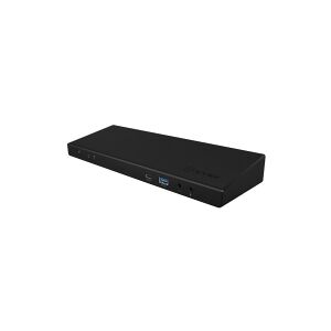 RaidSonic Technology ICY BOX IB-DK2244AC - Dockingstation - USB-C - 3 x HDMI, 2 x DP - 1GbE - 135 Watt